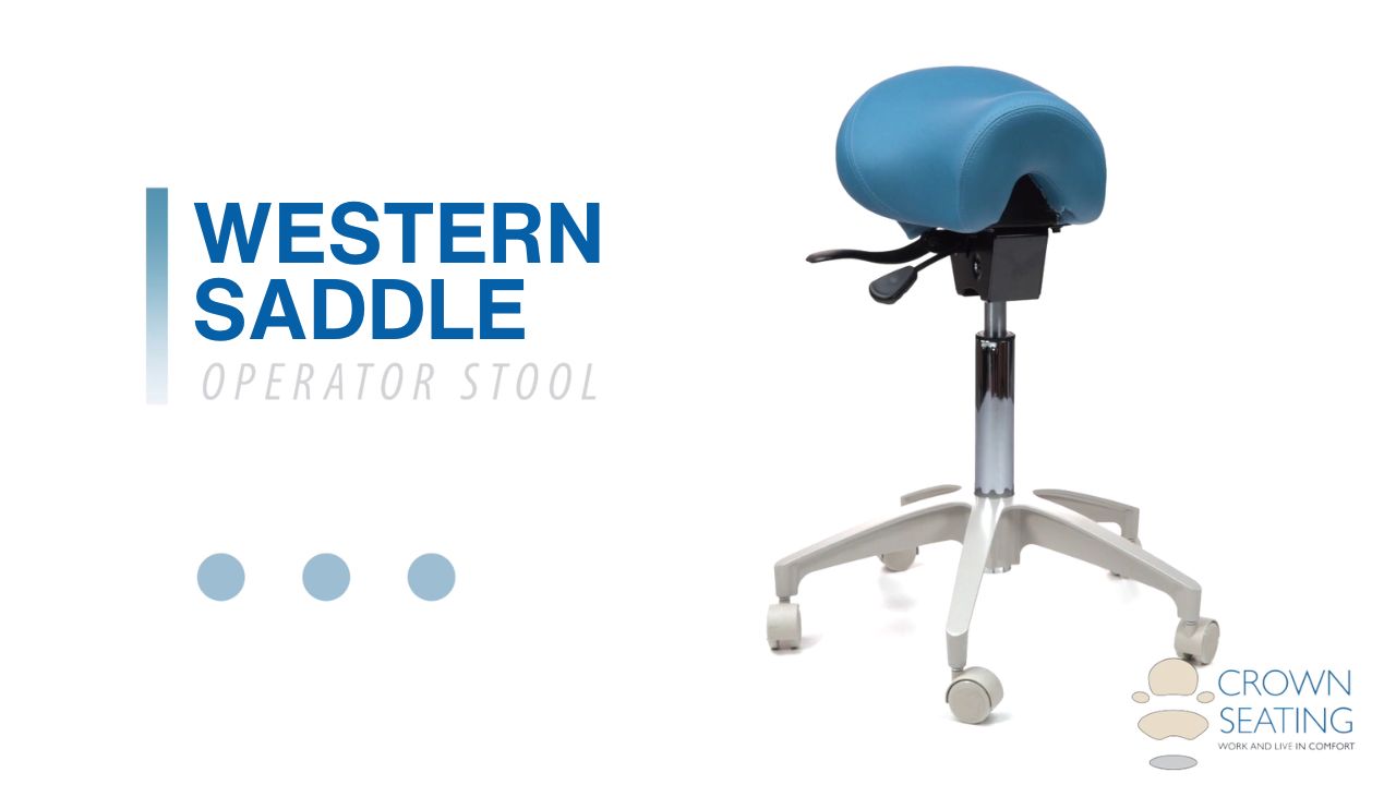 Crown discount saddle chair